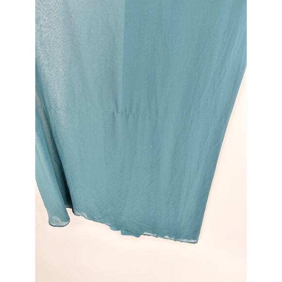 Show Me Your Mumu Amanda Deep Jade Blue Maxi Dress Women's Size‎ Medium M - Picture 10 of 11